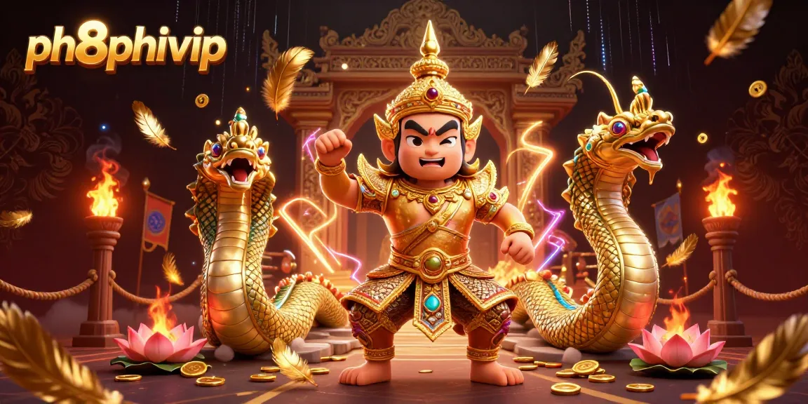 Experience thrilling gaming at ph8phivip with vibrant 3D casino characters and action-packed elements.