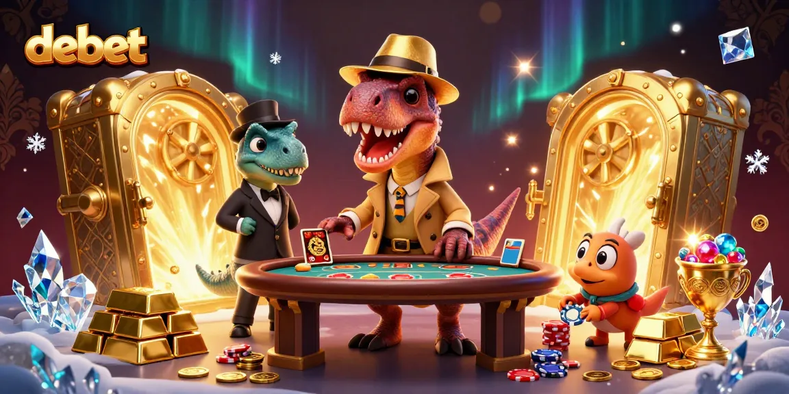 Experience the debet action at a casino with lively characters and rich treasures.