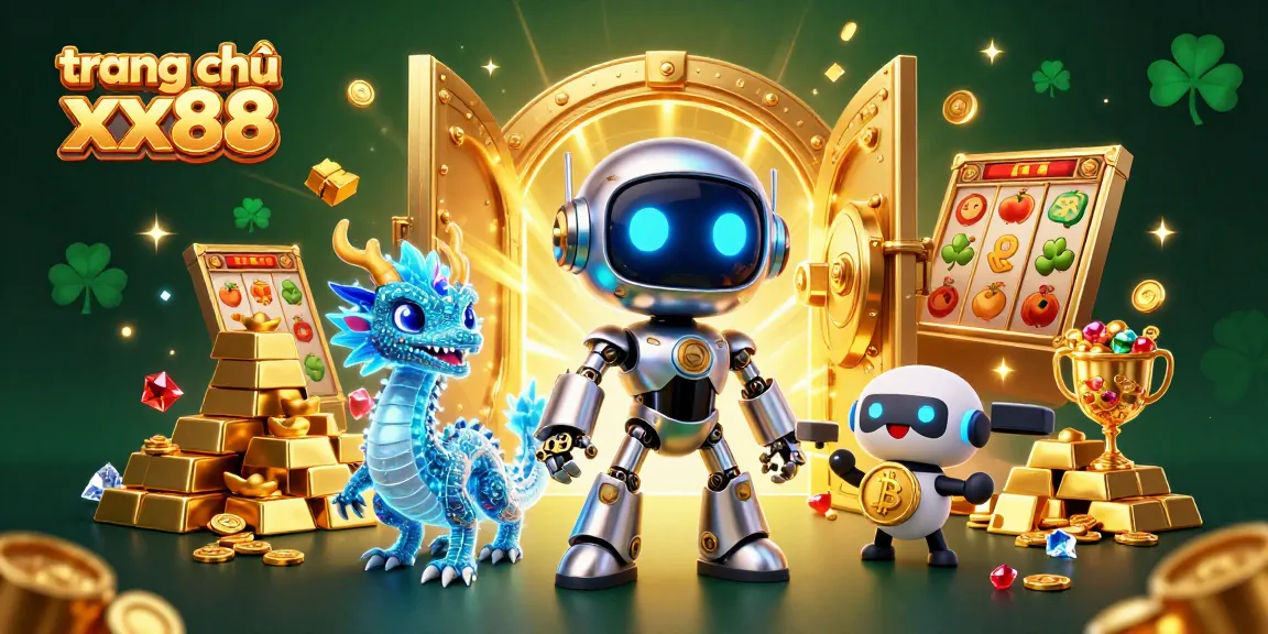 Experience exciting gaming adventures at trang chủ xx88 with vibrant 3D illustration.