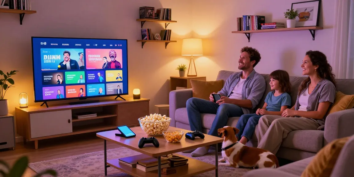 Aproveite a melhor experiência de streaming com a melhor IPTV do Brasil, reunindo a família em uma noite de cinema.