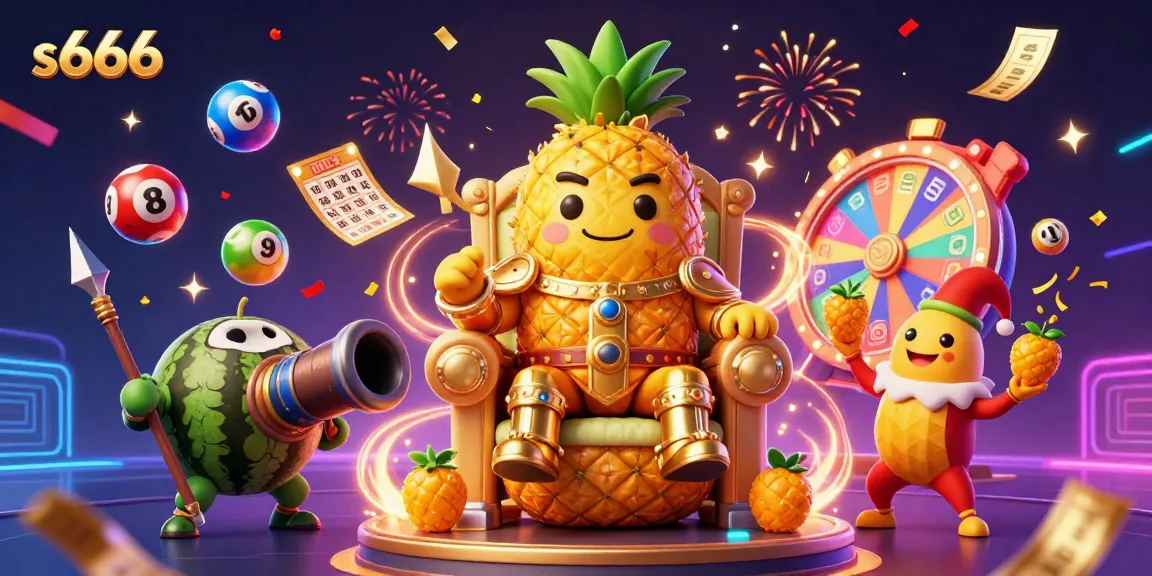 S666 players enjoying dynamic gameplay in a vibrant online casino scene with colorful elements.