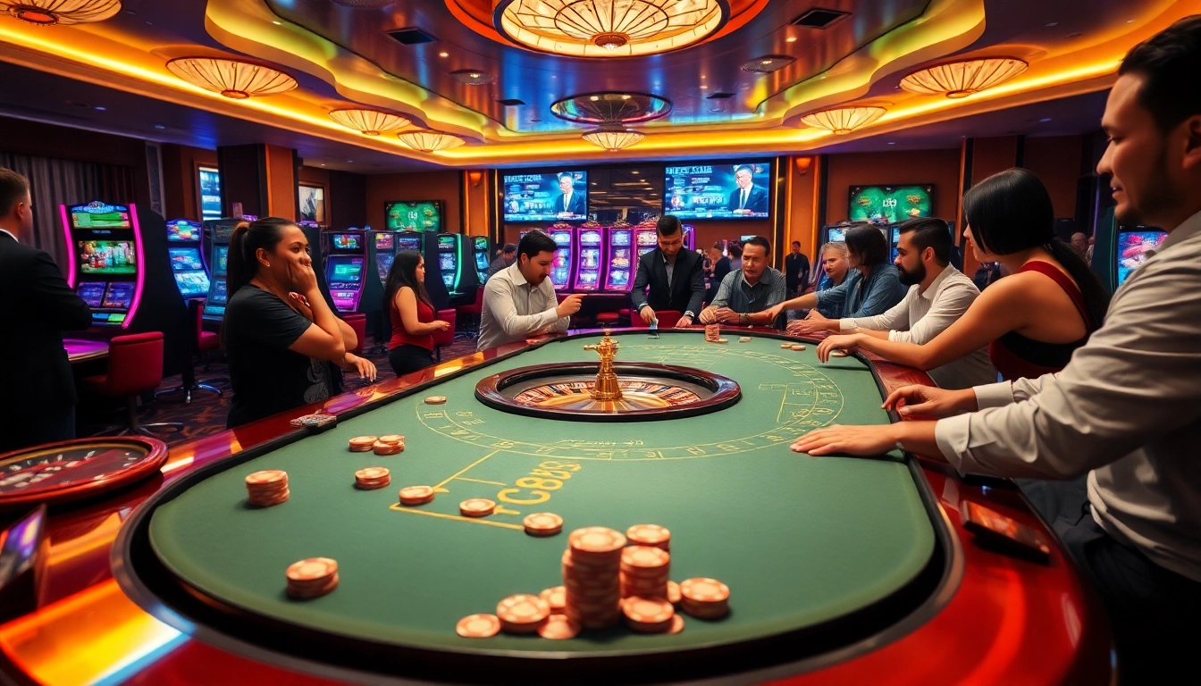 RR88 players enjoy an exciting casino experience with vibrant games and poker action.