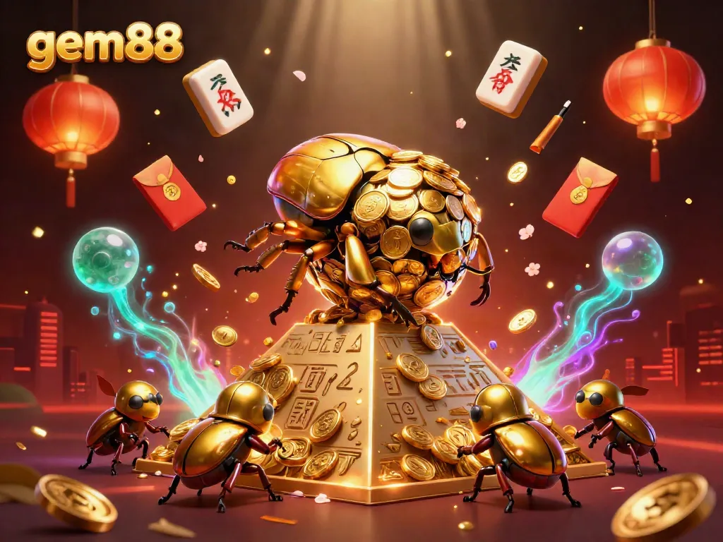 Experience thrilling gameplay with gem88, a dynamic casino adventure featuring vibrant symbols and characters.