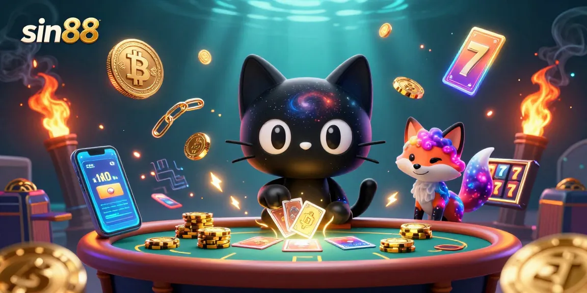 Sin88 invites players to try their luck at cosmic casino slots with magical elements.