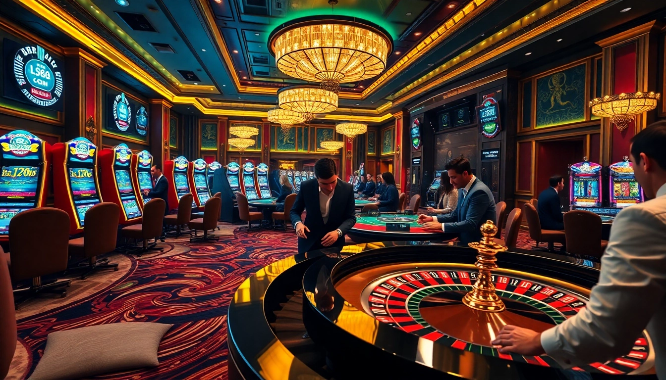 Experience the thrill of gaming at lc88 com with vibrant slot machines and luxurious tables.