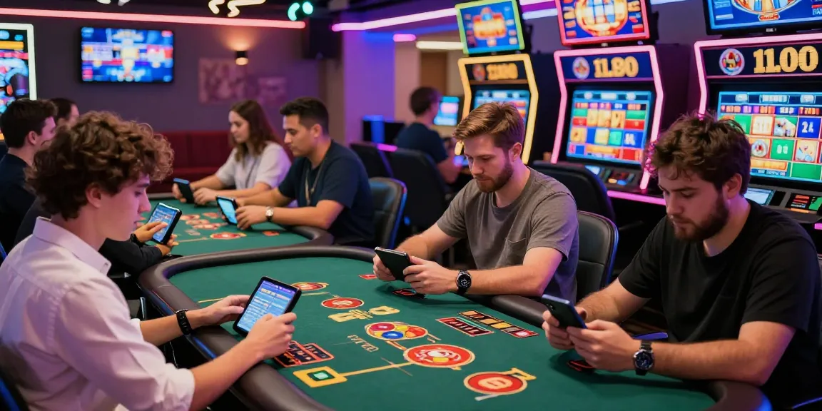 Engaged players enjoying online games at HAYWIN's vibrant virtual casino.