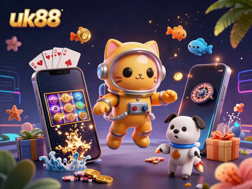 Experience exciting gaming with uk88, featuring vibrant characters and immersive casino elements.
