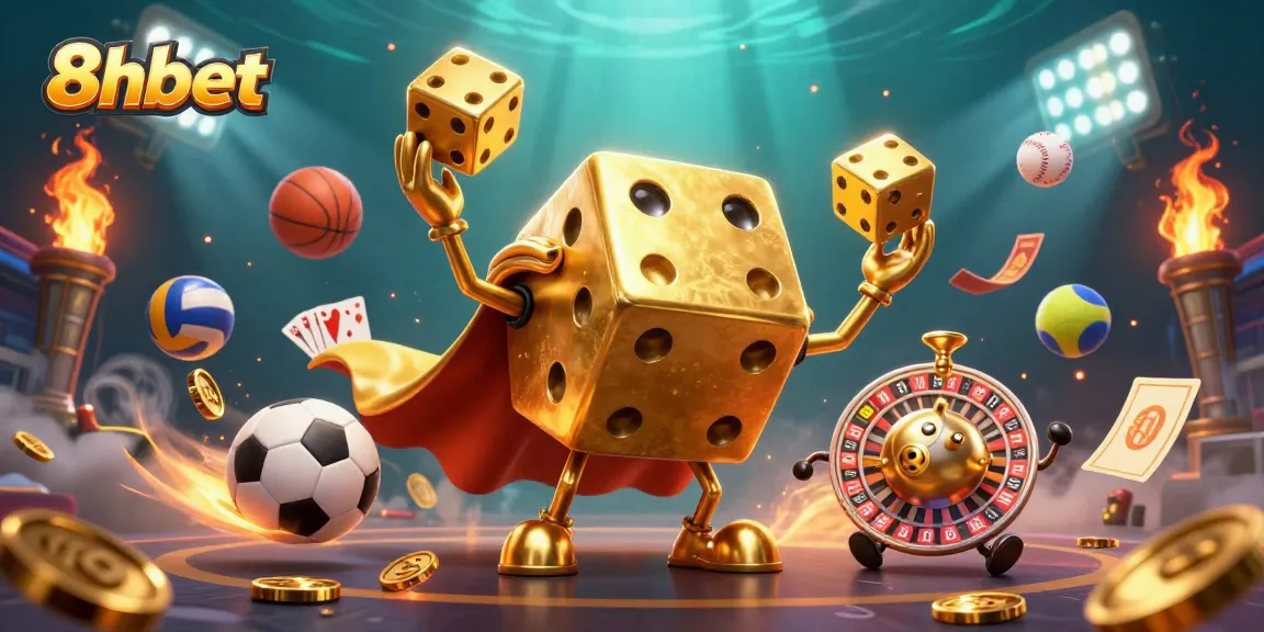 Experience dynamic gaming action with 8xbet's vibrant representation of sports betting excitement.
