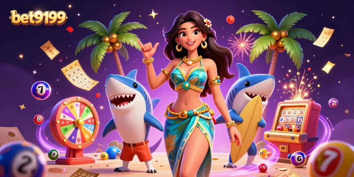 Experience thrilling gameplay at bet9199 with a vibrant casino scene and dynamic game elements.
