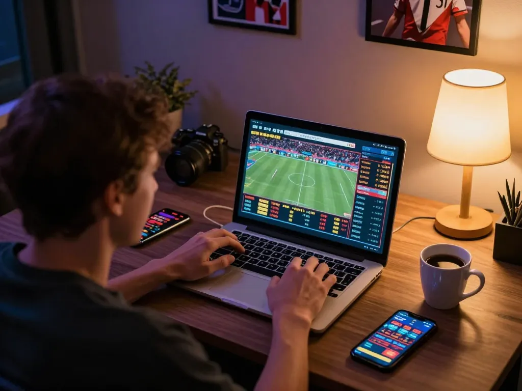 Place bets seamlessly with XX88 in an engaging online sports betting session from home.