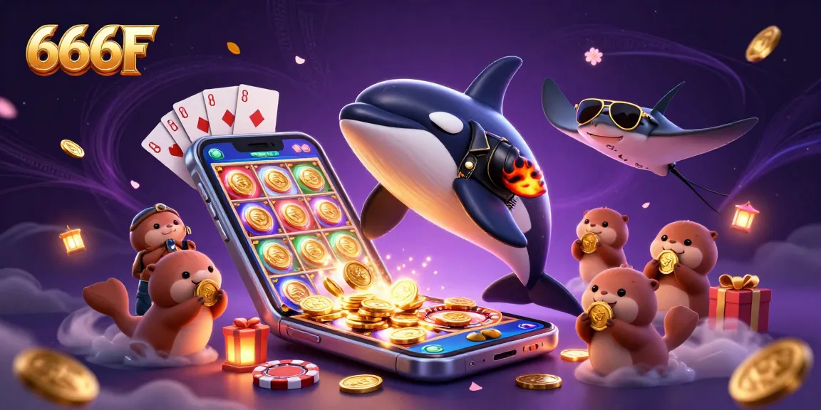 Experience thrilling slots at 666F with dynamic ocean characters and vivid gambling elements.