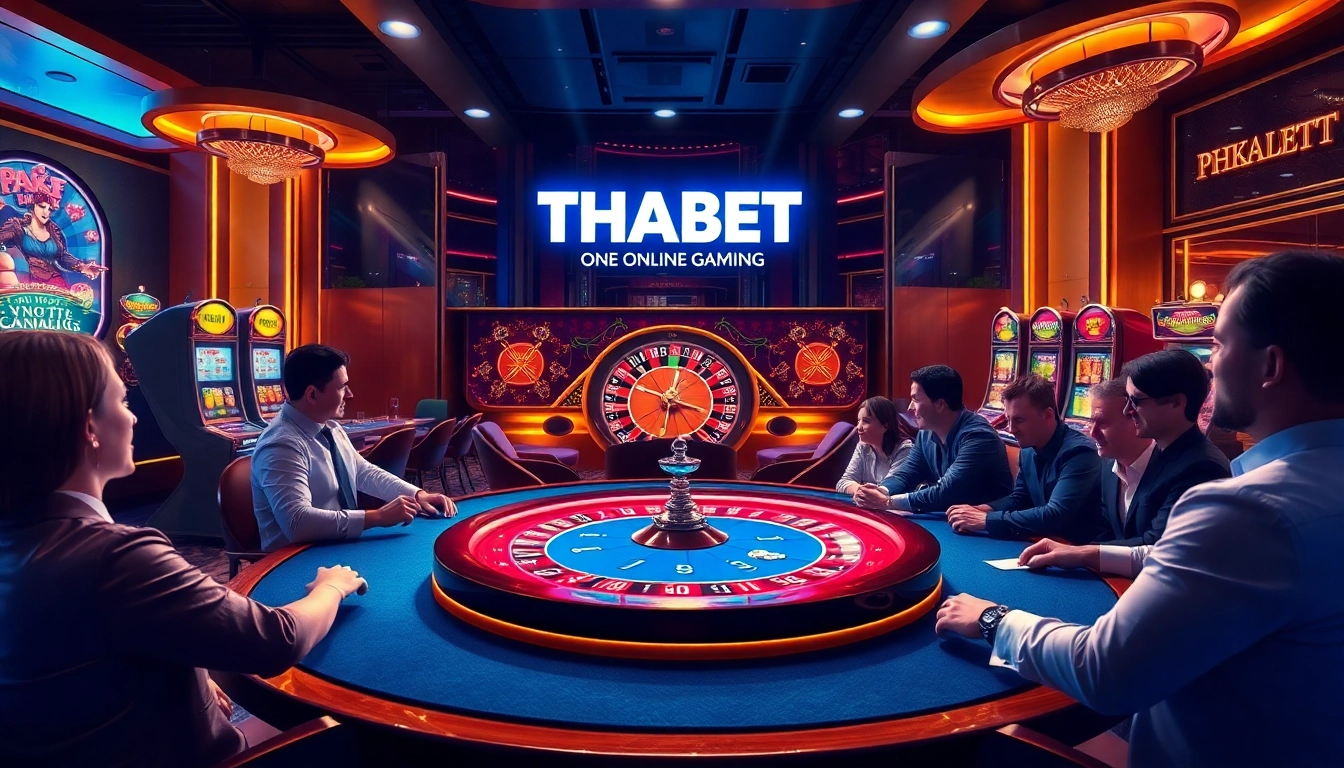 Engaged players experiencing high-stakes gaming at THABET's modern online casino.