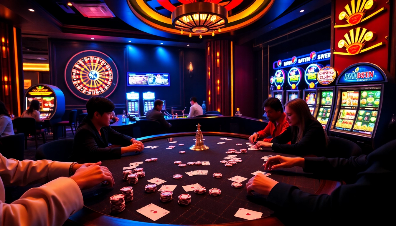 Sign up for Đăng ký Bomwin with thrilling poker gameplay and casino atmosphere.