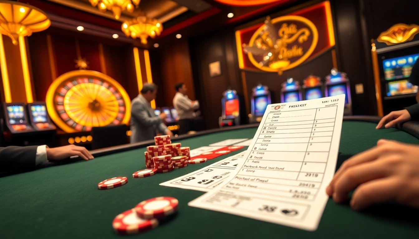Players enjoying a high-stakes game at rikbet1.cn.com with premium poker chips and vibrant casino atmosphere.