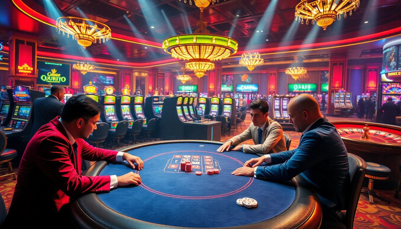 Experience thrilling gaming action at sunwin19.cn.com with luxurious casino tables and players.
