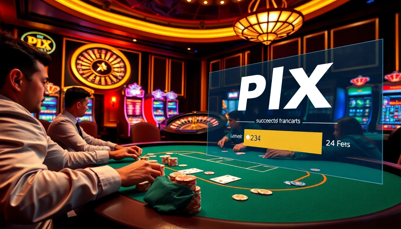 Experimente uma jogabilidade emocionante em um cassino online Pix sem taxa, com mesas vibrantes e jogos emocionantes.